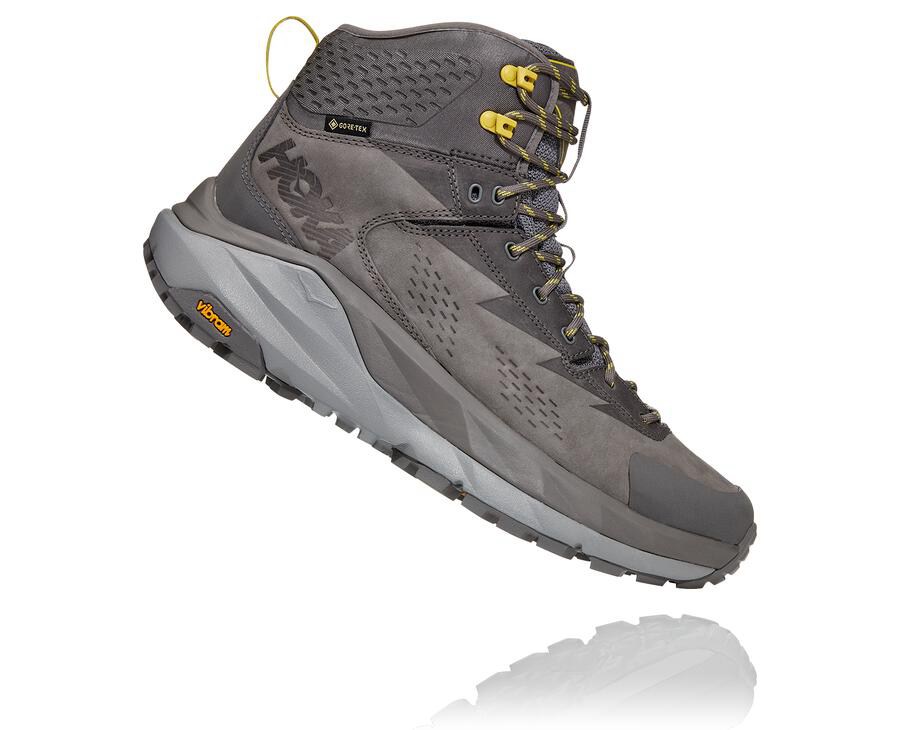 Botas De Montaña Hoka One One Hombre Grises - Kaha Gore-Tex - MNDG30258